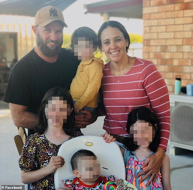Die Familie Craig sei „am Boden zerstört“ über ihren Verlust, sagte Glenn Cameron, Polizeiinspektor von Queensland (im Bild: Ryan Craig, seine Frau Sheena – Billy Slaters Schwester – und ihre Kinder).