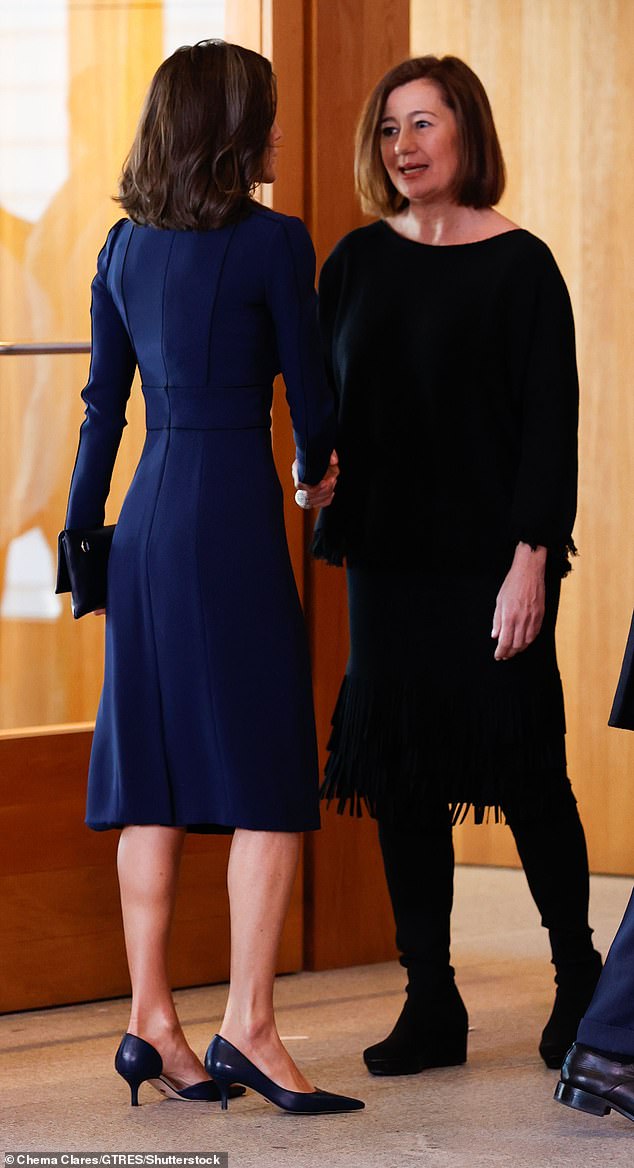 Die Königin begrüßte die Gäste beim 20. Europäischen Tag zum Gedenken an die Opfer des Terrorismus