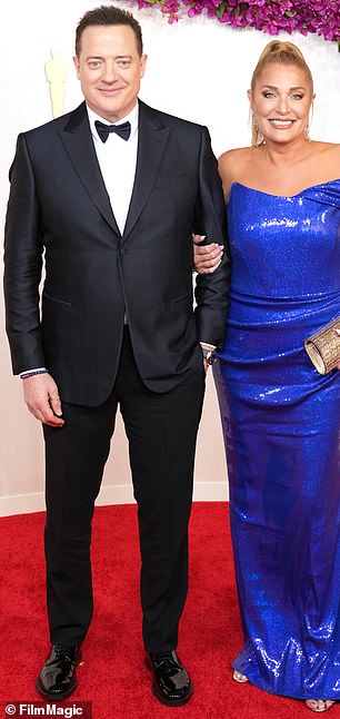 Und dieses Jahr bei den Oscars mit seiner Frau Jeanne Moore