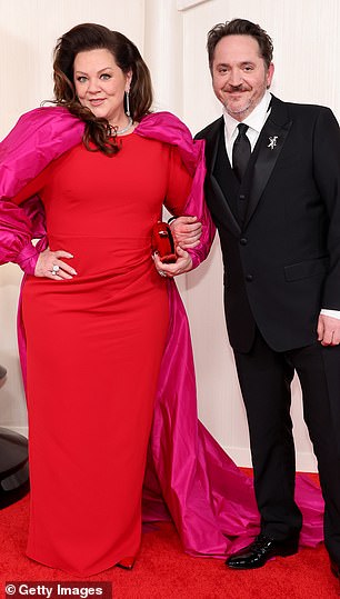 Und dieses Jahr wieder bei den Oscars mit Ehemann Ben Falcone