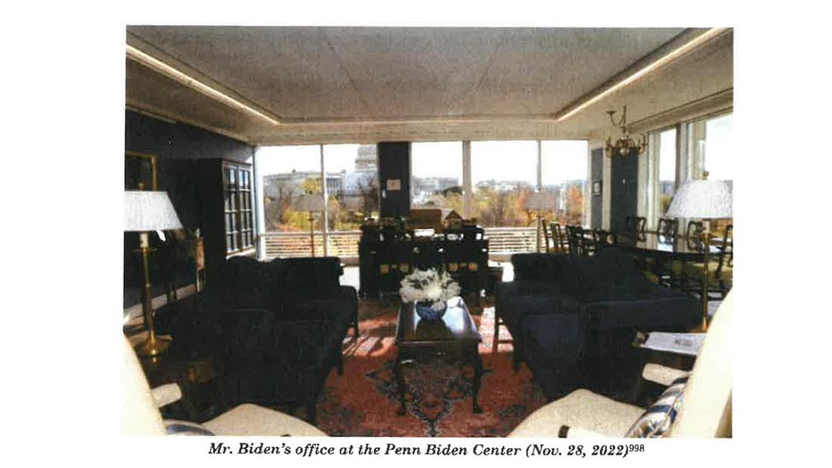 Joe Bidens Büro im Penn Biden Center am 28. November 2022.