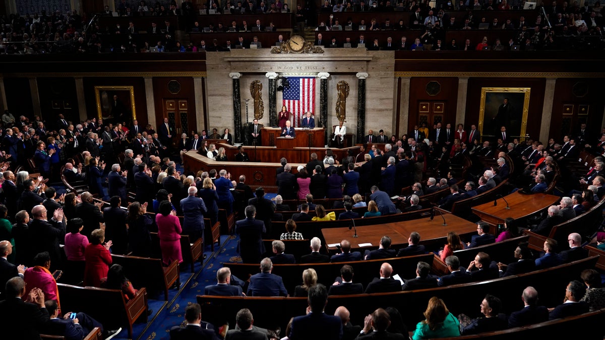 Der Kongress beobachtet die Rede zur Lage der Nation