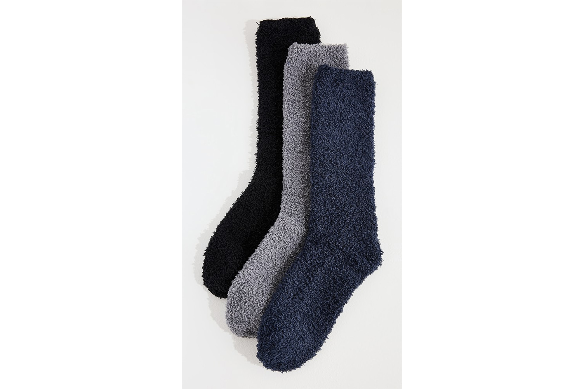 Drei flauschige Socken