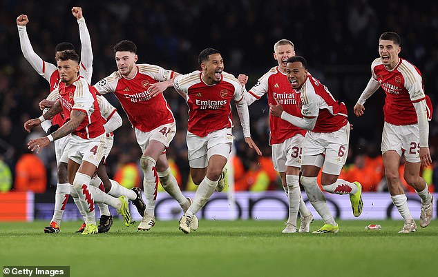 Nach dem spannenden Sieg erreichte Arsenal zum ersten Mal seit 14 Jahren das Viertelfinale der Champions League