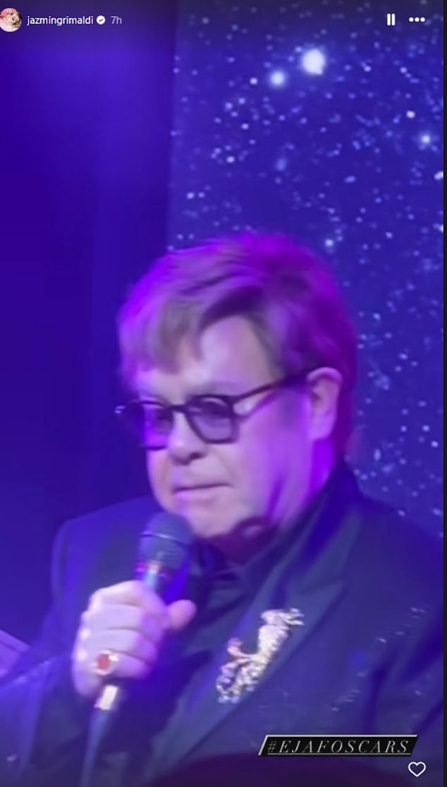 Elton throws the party every year raising millions for his AIDs foundation