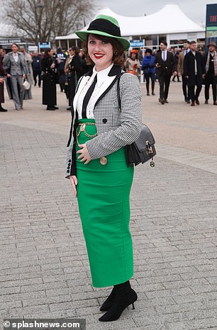 Green was another popular colour as many opted for dashing emerald looks