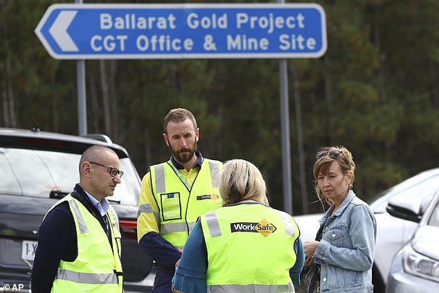 Die Mine wurde geschlossen, als Vertreter von Worksafe Victoria am Donnerstag eintrafen, um die tödliche Katastrophe zu untersuchen