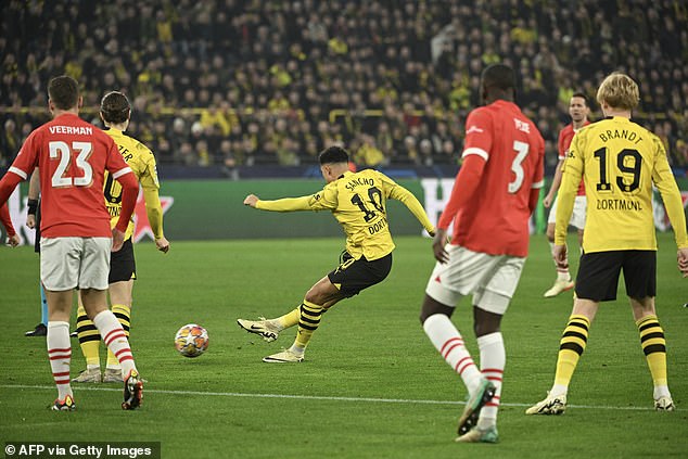 It was for goals and moments such as this that Dortmund were keen to take Sancho on loan