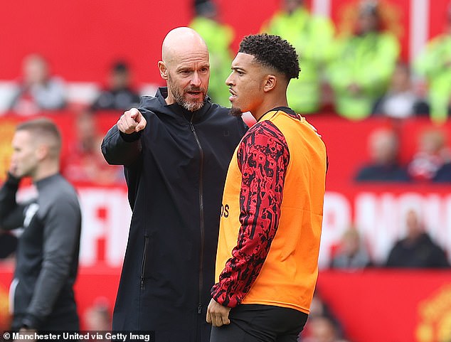 United manager Erik ten Hag banished Sancho after the player essentially accused him of lying over his efforts in training