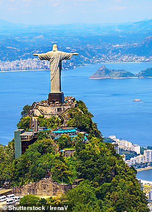 Christus der Erlöser auf dem Berg Corcovado in Rio de Janeiro