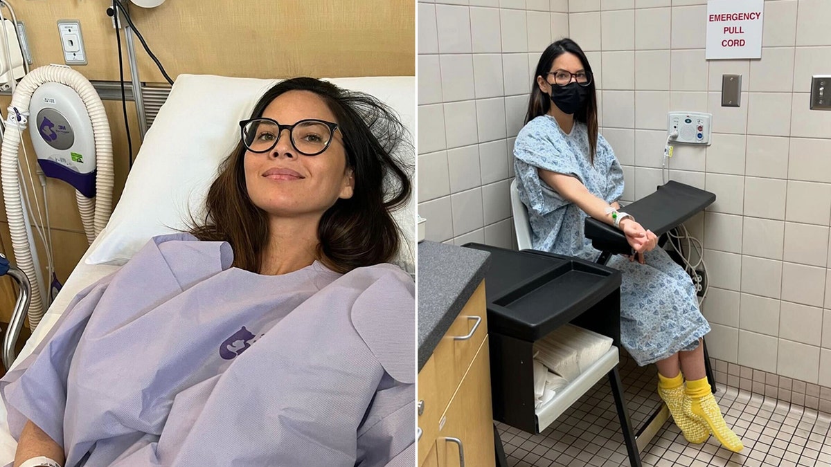 Olivia Munn teilt Krankenhausfotos