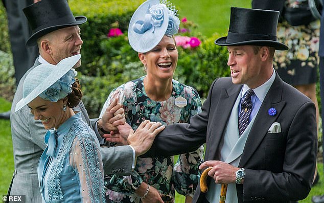 Princess Anne's daughter Zara might be William's first cousin but the Olympic silver medallist is just as close to Kate. Seen together at the Royal Ascot in 2019
