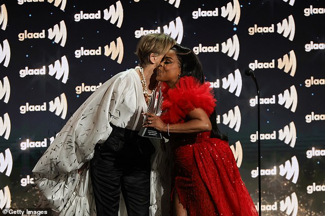 The annual honor is given to 'a LGBTQ media professional who has made a significant difference in raising visibility and promoting acceptance of LGBTQ people and issues,' as per the GLAAD website