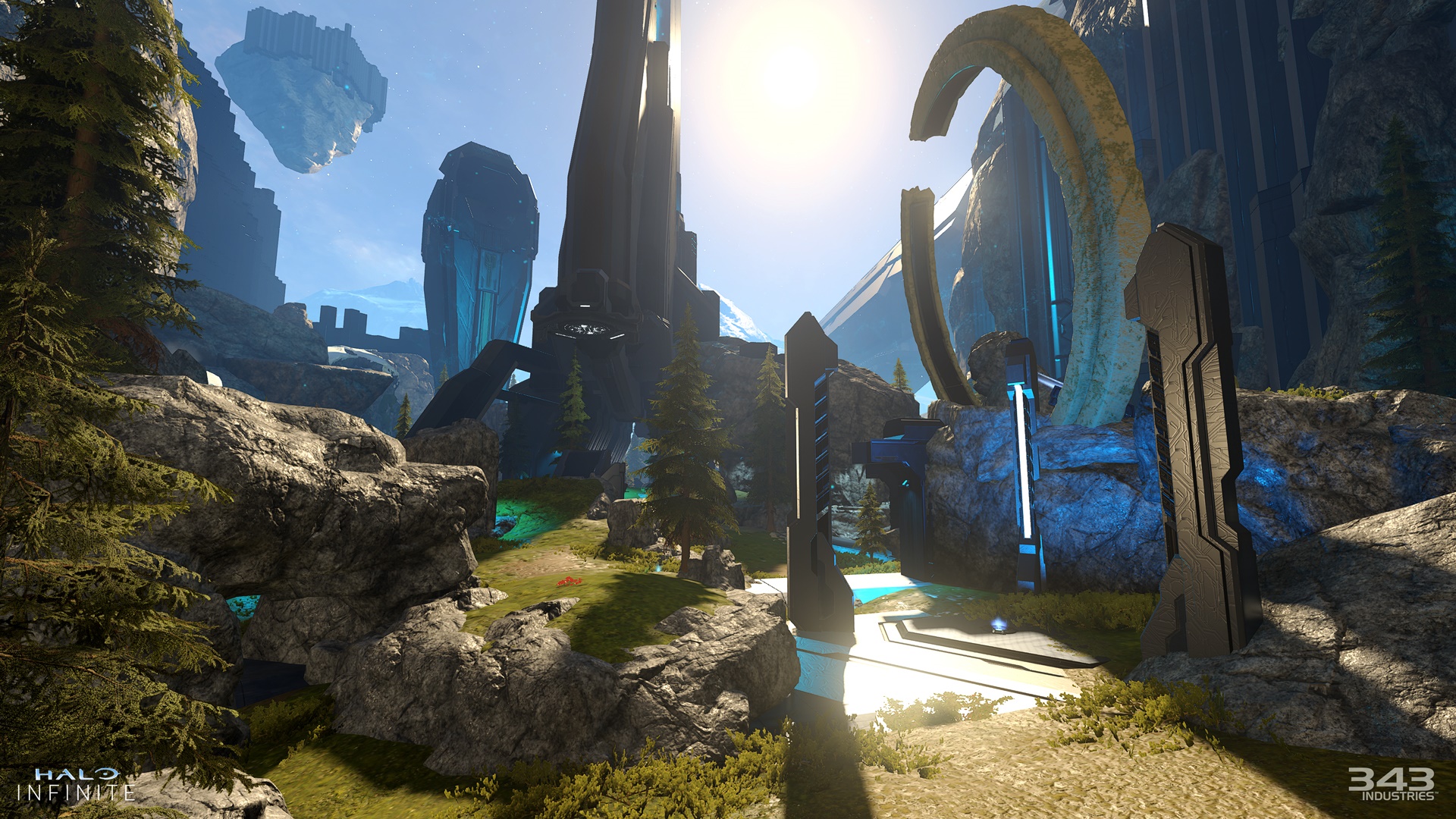 Halo Infinite-Screenshot der Karte Thunderhead