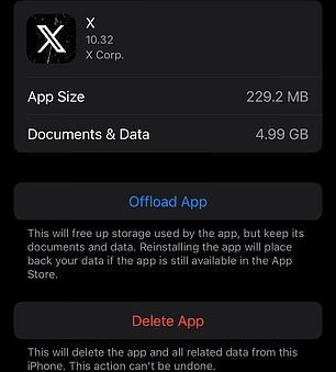 Durch das Auslagern einer App bleiben Ihre damit verknüpften Dokumente und Daten erhalten, die App wird jedoch vorübergehend von Ihrem Telefon entfernt.