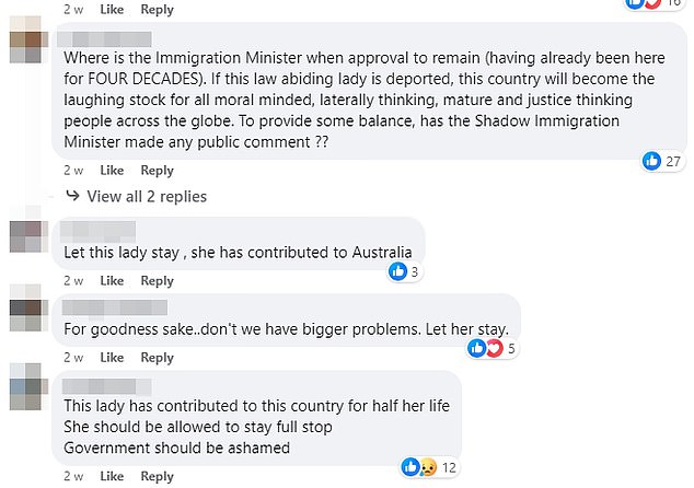 Die Online-Unterstützung für Mary wächst, ebenso wie die Facebook-Kritik an der Ministerin und der Einwanderungspolitik der albanischen Regierung