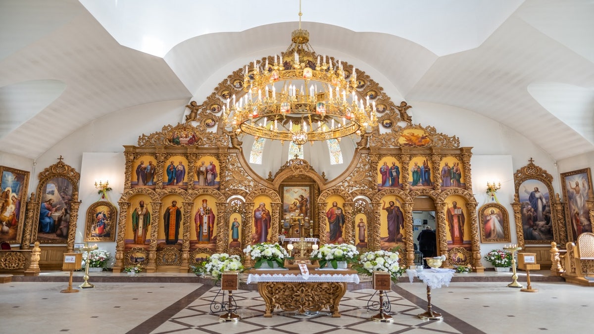 Innenraum der Ukrainisch-Orthodoxen Kirche