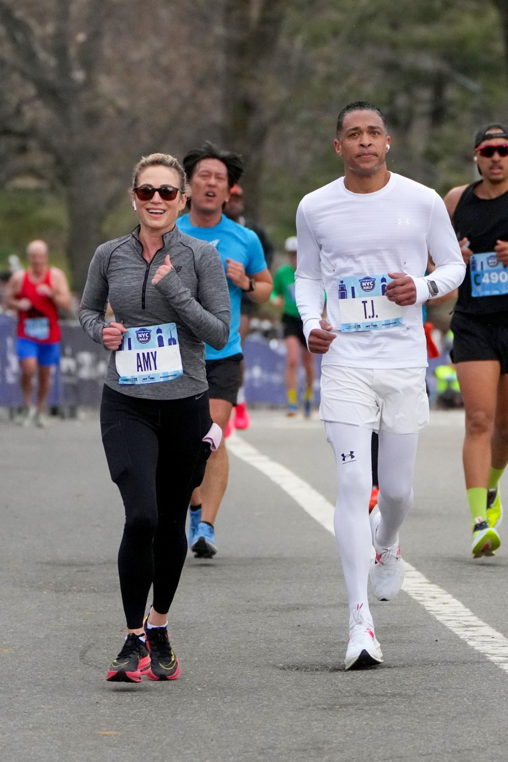 Amy Robach und TJ Holmes laufen gemeinsam Halbmarathon in New York City: „Lass uns das machen!“