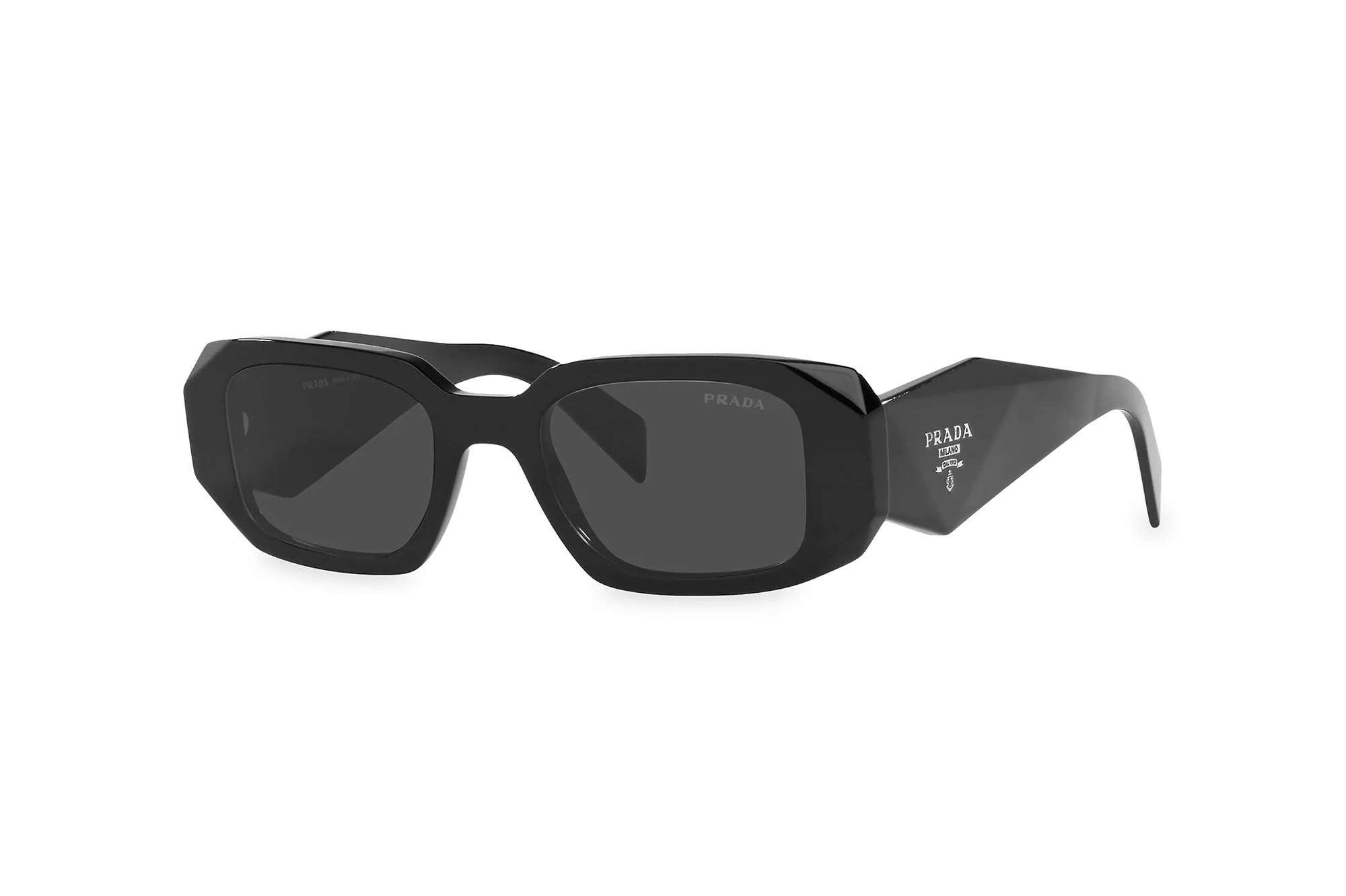 Schwarze Prada-Sonnenbrille