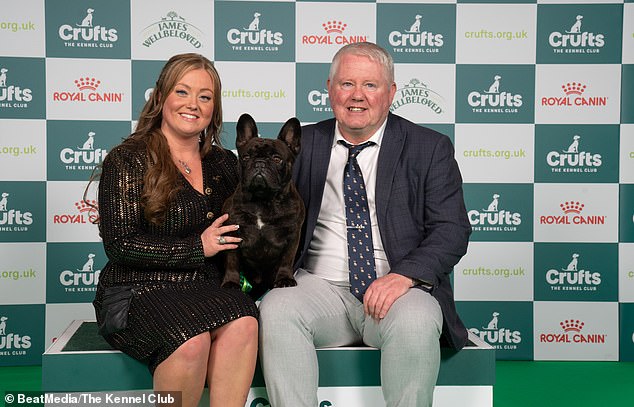 The winning dog Elton scooped the prize for the best canine in the Utility Group and Best of Breed but animal welfare campaigners criticized the judges' decision