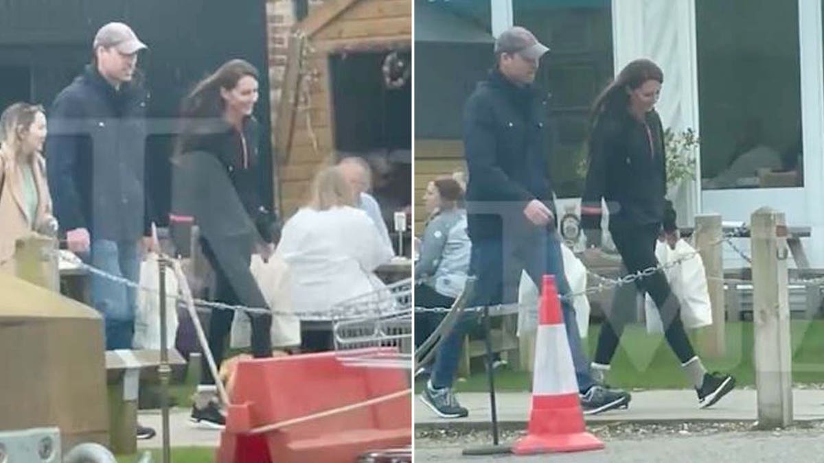 Die Royals Prinz William und Kate Middleton bleiben auf dem lokalen Markt in der Nähe von Windsor Castle unauffällig.