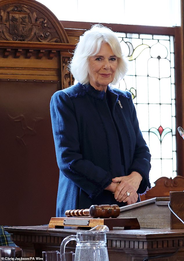 Stepping in for King Charles following his cancer diagnosis, Camilla took centre stage at today's event