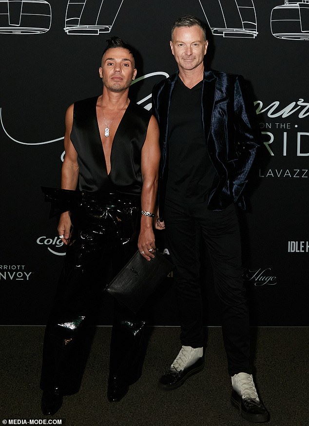 Anthony Callea and husband Tim Campbell both looked chic on the night