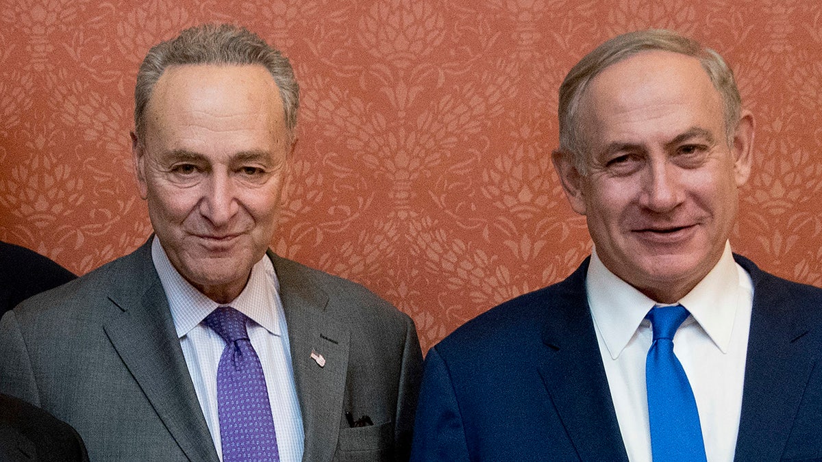 Schumer und Netanyahu zusammen in DC im Jahr 2017