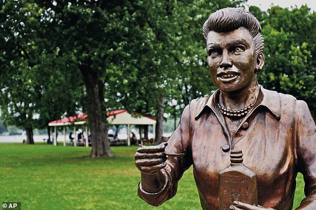 In 2009, a statue of American actress and comedian Lucille Ball was unveiled in her hometown in Celoron, New York