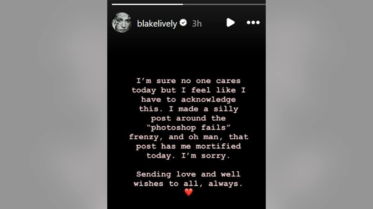Blake Livelys Instagram-Story
