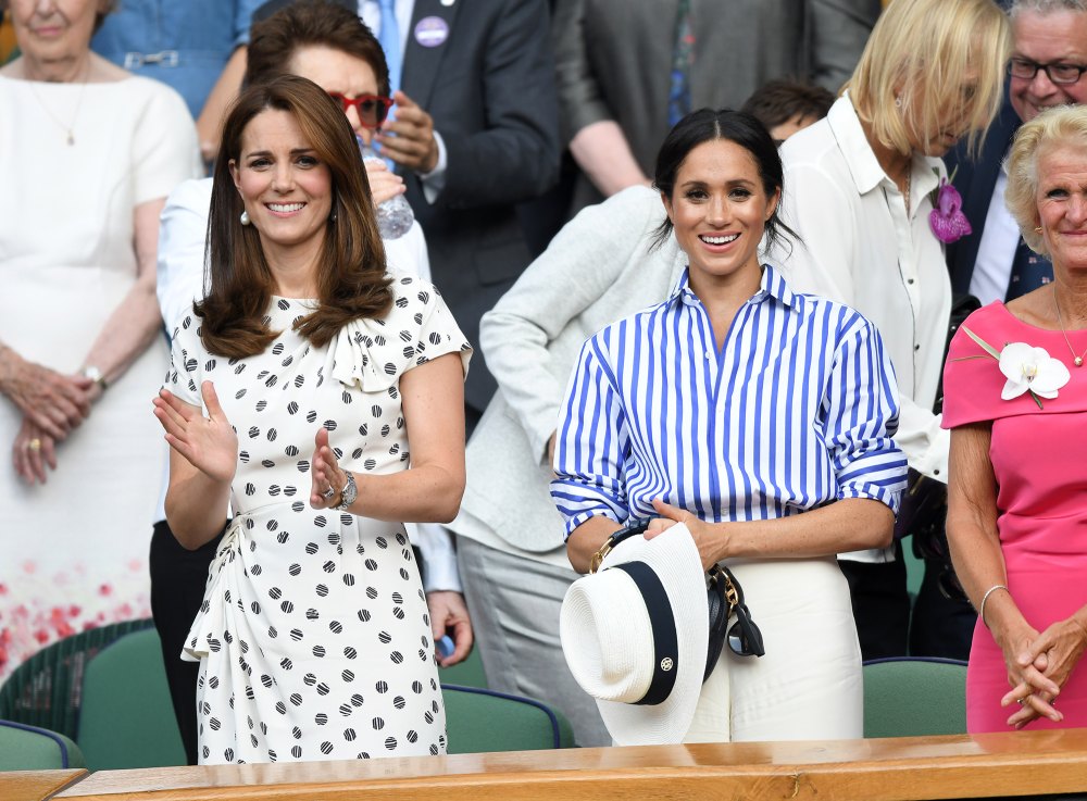 Kate Middleton und Meghan Markle in Wimbledon 2018
