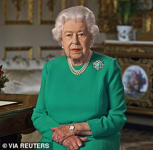 Die Königin während ihrer Coronavirus-Ansprache