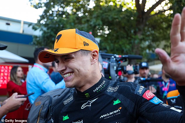 Norris und sein McLaren-Teamkollege Oscar Piastri belegten beim Grand Prix die Plätze drei und vier