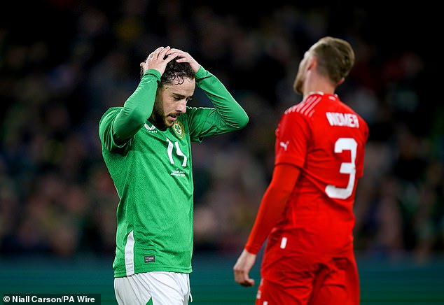 Irland verlor am Dienstag zu Hause mit 0:1 gegen die Schweiz, nachdem es letzte Woche gegen Belgien 0:0 unentschieden gespielt hatte