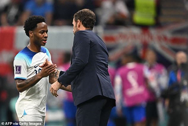 Raheem Sterling has completely fallen out of favour with Southgate since the 2022 World Cup