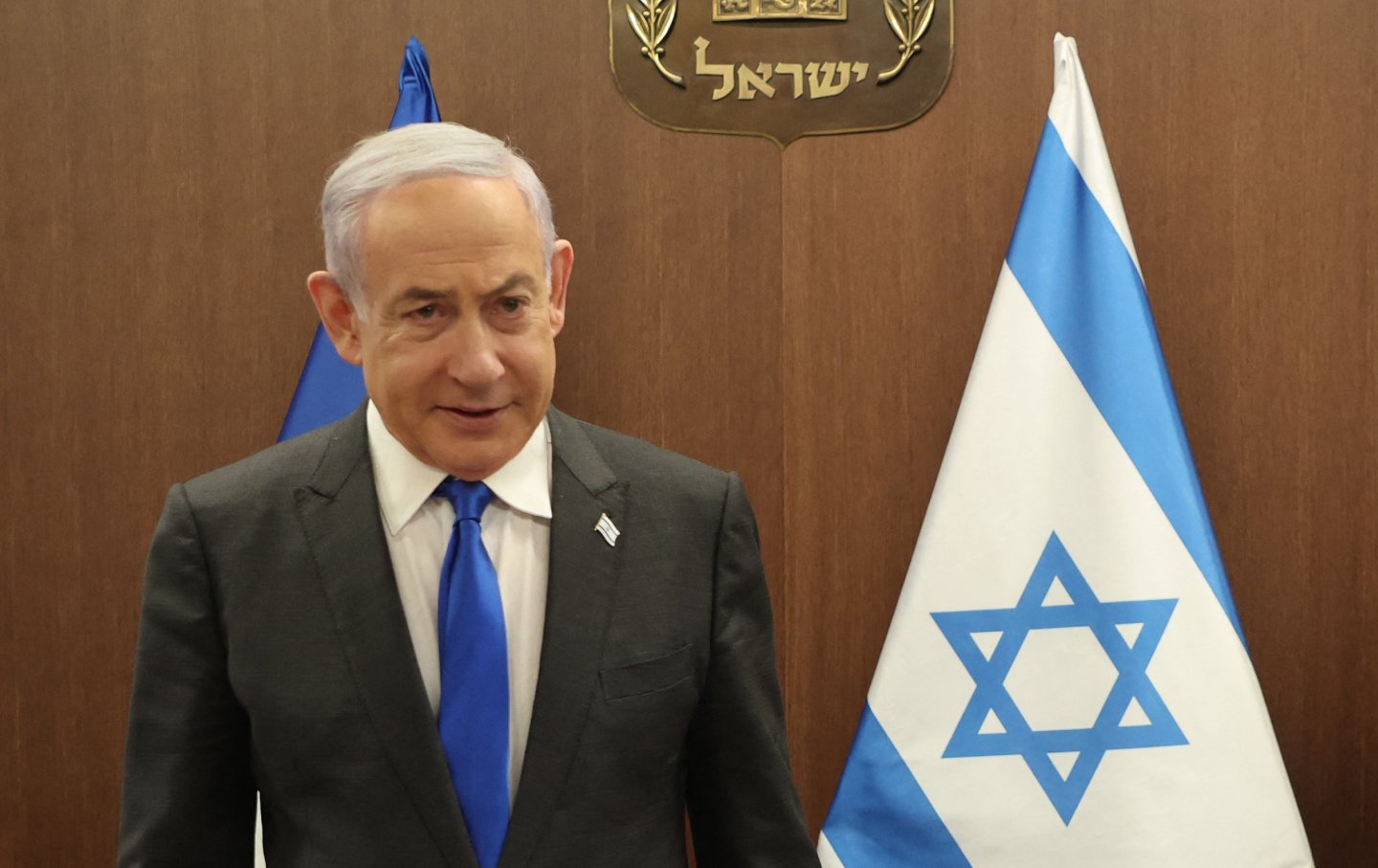 Benjamin Netanyahu in Jerusalem am 5. Februar 2024.