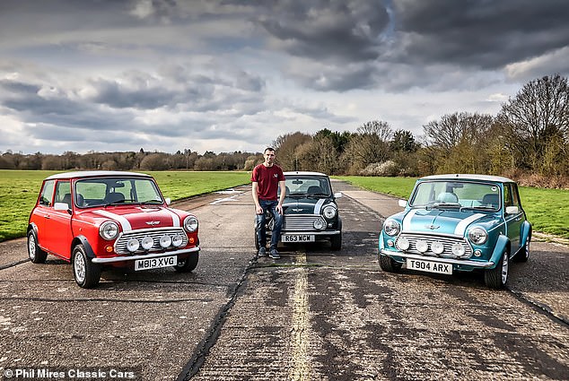 Phil, from Ottershaw in Surrey, says his new-found operation of selling desirable Minis under his company name Phil Mires Classic Cars is recognition of a 'true ambition'. He focuses primarily on limited edition, rare and highly sought-after examples from the marque