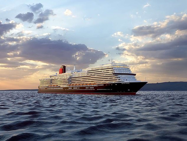 Cunard wird am 4. Juni eine Taufe für sein neues Linienschiff, die Queen Anne, abhalten, die von Fernsehmoderatorin Emma Willis und ihrem Ehemann, dem Busted-Musiker Matt Willis, moderiert wird
