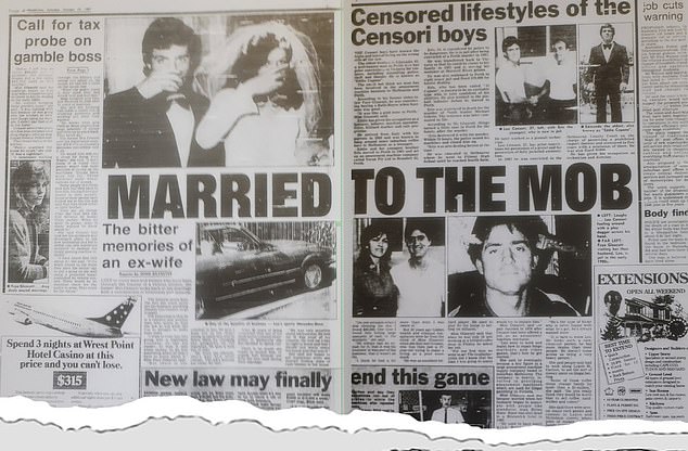 Leo Censoris Ex-Frau enthüllte 1991 in Melbournes Herald Sun sein kriminelles Leben