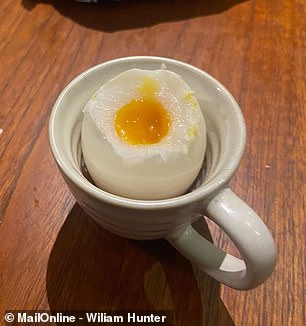 The whites had just the right firmness and the yolk was rich and delicious