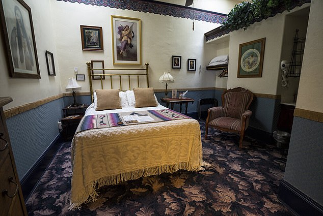 Today, there are four rooms available to stay in at the former bordello, with each guest suite decked out with vintage furnishings