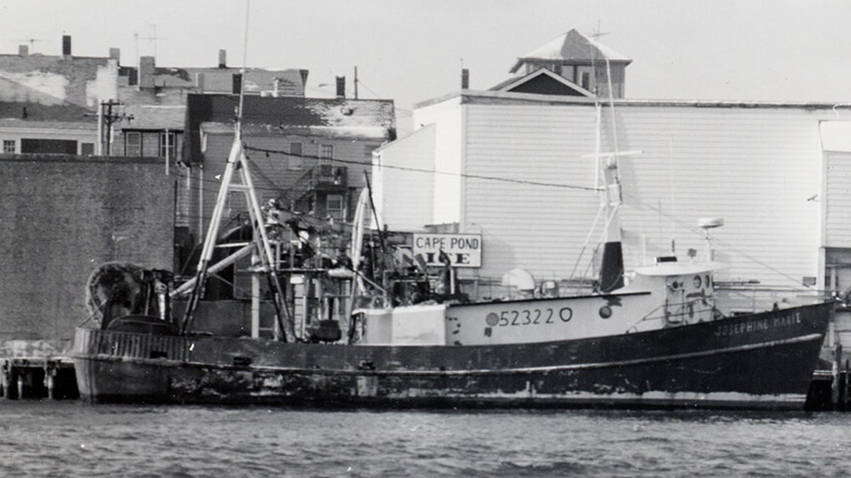 Der Trawler Josephine Marie sank 1992 vor der Küste von Massachusetts.
