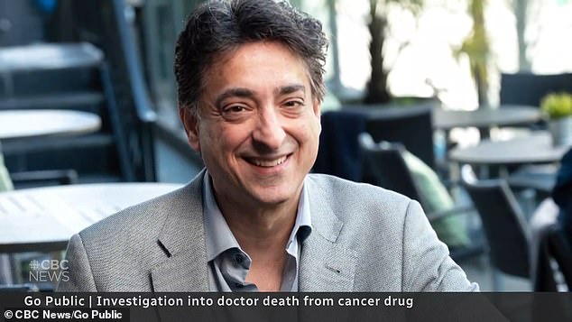 Dr. Amil Kapoor, ein 58-jähriger Urologe aus Kanada, starb drei Wochen nach einer Einzeldosis Chemotherapie gegen Darmkrebs im vierten Stadium