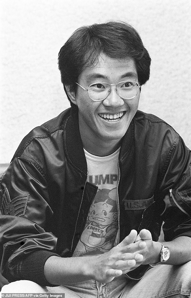 Wie sein Studio am Donnerstag mitteilte, ist der Schöpfer von Dragon Ball, Akira Toriyama, im Alter von 68 Jahren an den Folgen einer Blutung in der Nähe seines Gehirns gestorben.  Abgebildet im Mai 1982