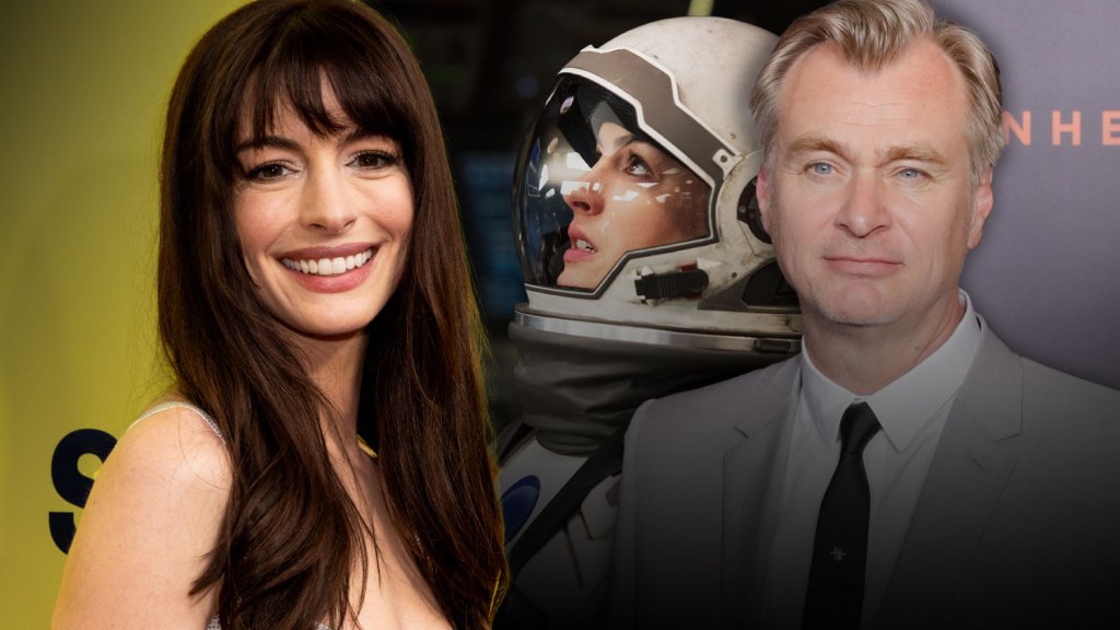 Anne Hathaway und „Interstellar“-Regisseur Christopher Nolan