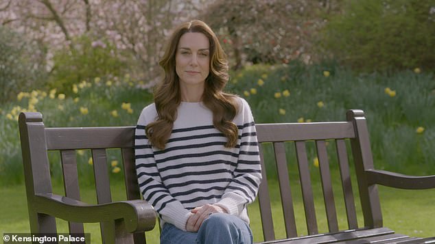 Kate revealed she was undergoing preventative chemotherapy in a video released last Friday