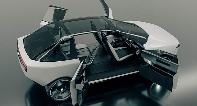 Berichten zufolge hatte die neue Version des Fahrzeugs Flügeltüren wie ein Tesla Model X (im Bild).