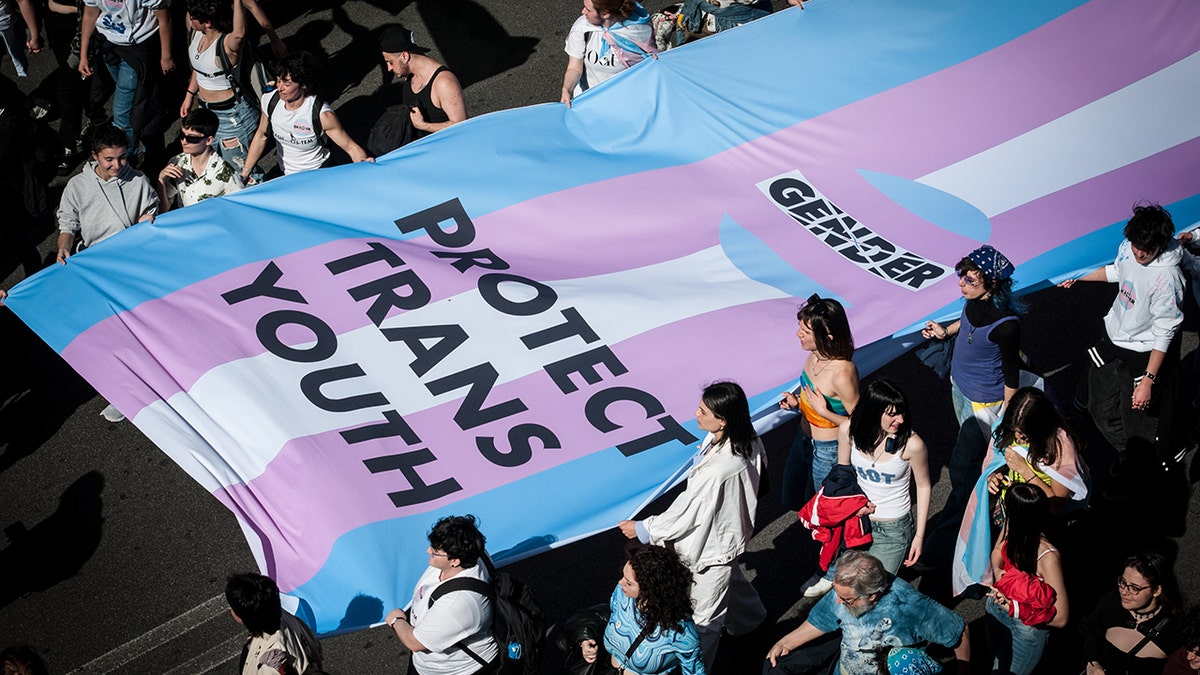Marsch zum Trans Day of Visibility
