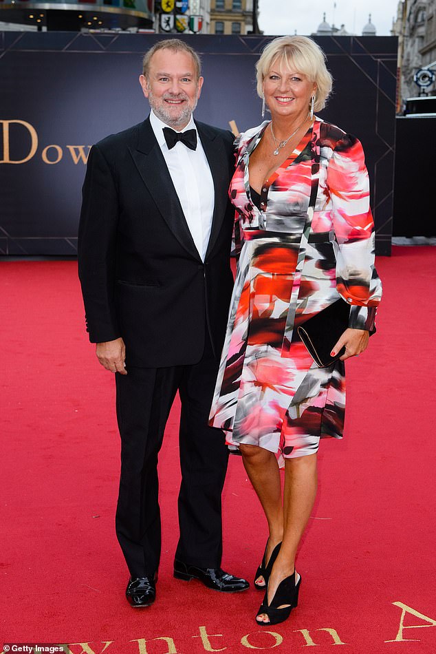 Hugh Bonneville hatte nur wenige Monate nach seiner Trennung von seiner Frau Lulu Williams eine Reihe von Dates mit der kanadischen Schauspielerin Claire Rankin (im Bild mit Lulu im Jahr 2019).