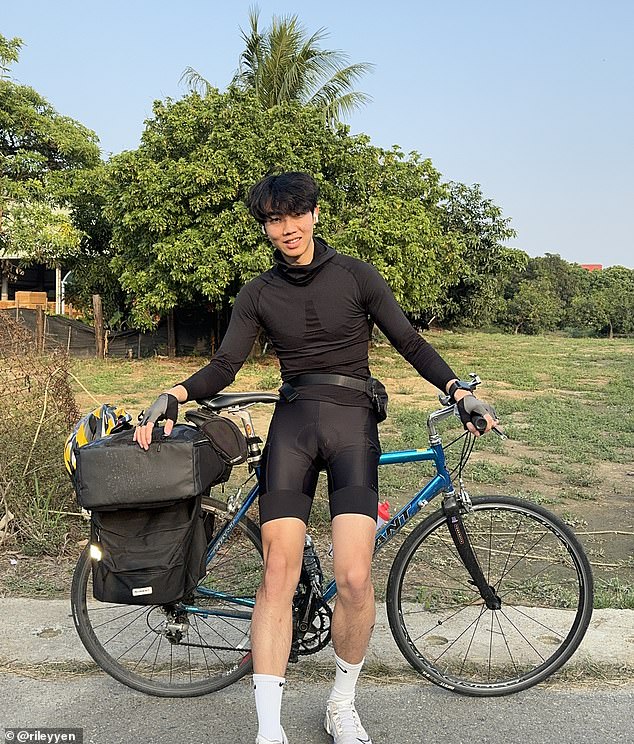Riley Yen (oben) absolvierte eine 1.006 km lange Radtour durch Taiwan – ohne jegliche Vorbereitung